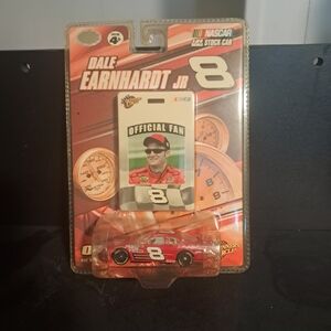 Dale Earnhardt Jr. Official Fan Card with Red Car